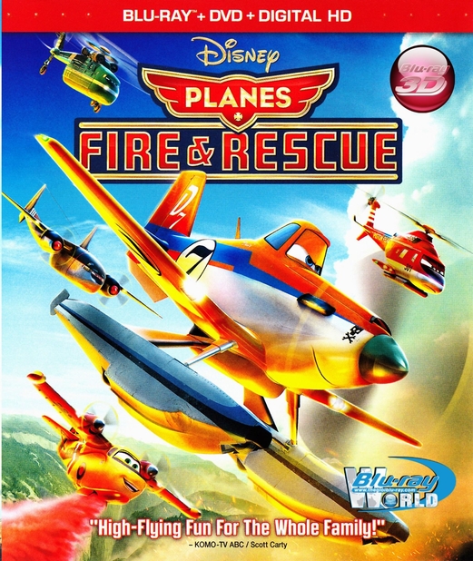 D238. Planes Fire & Rescue 2014  - THẾ GIỚI MÁY BAY 2  3D 25G (DTS-HD 5.1)